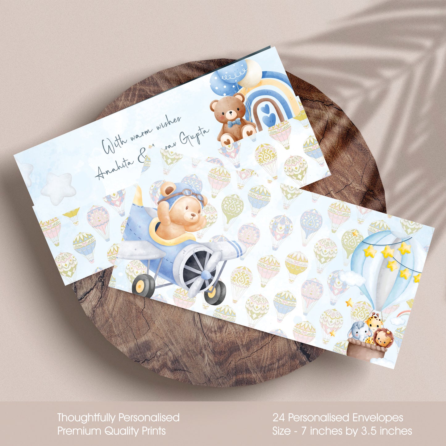 Personalised Envelopes - Sky High Wishes