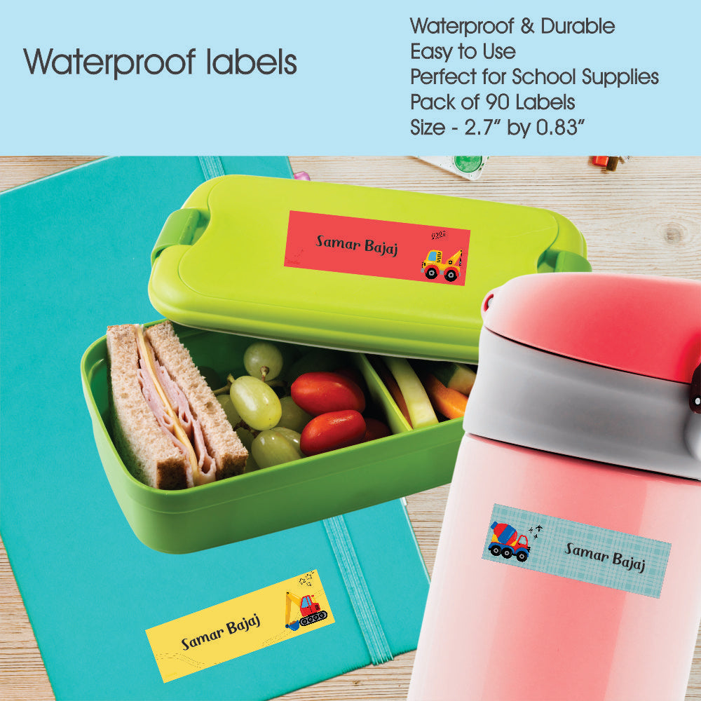 Waterproof Name Labels - Crane Zone