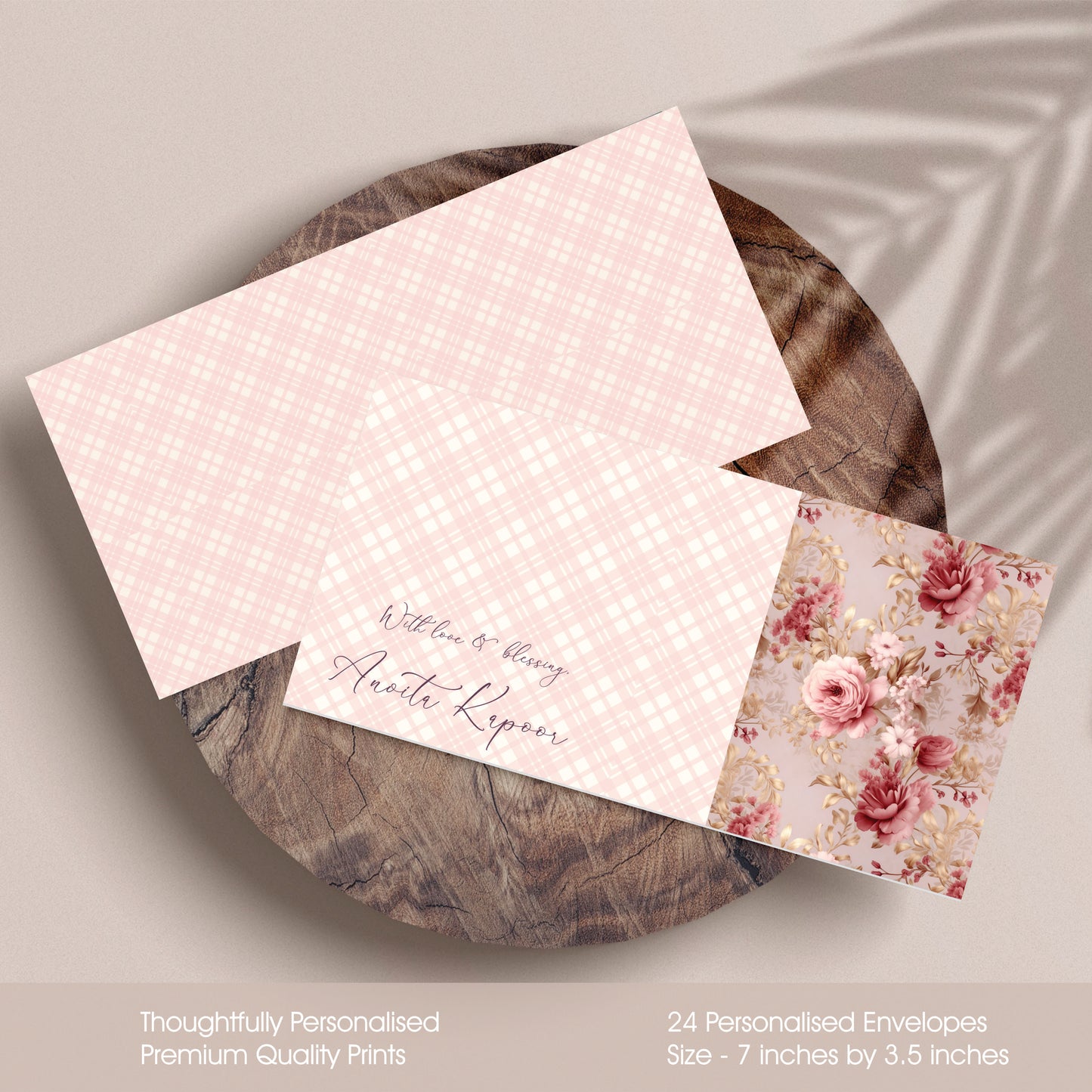 Personalised Envelopes - Pretty in Pink