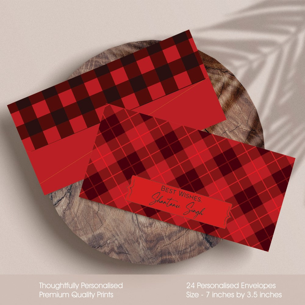 Personalised Envelopes - Classic Checks