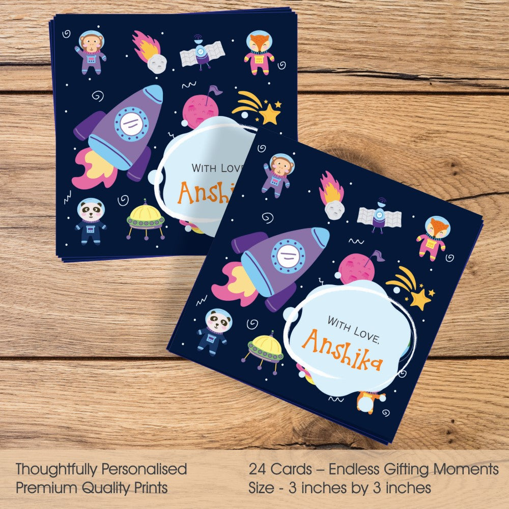 Gift tags Square - Galaxy Vibes