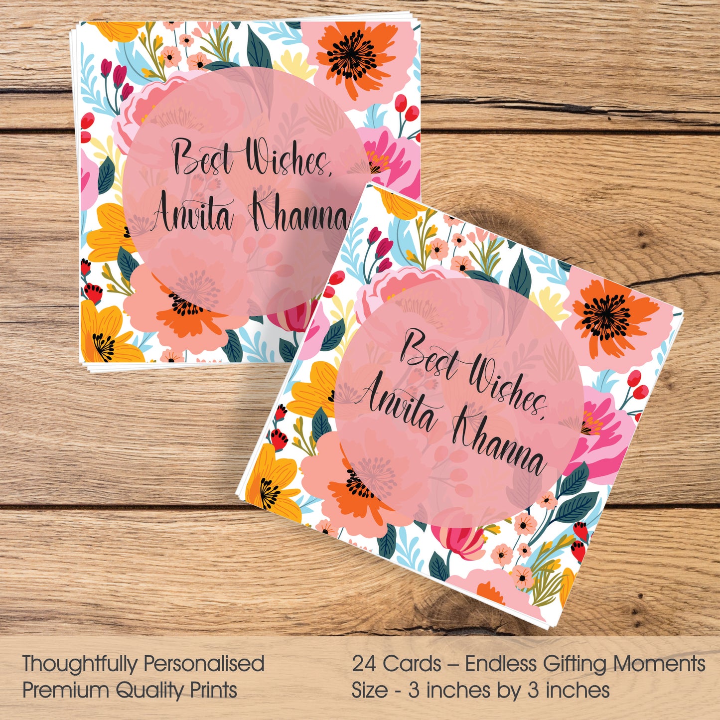 Gift tags Square - Garden Joy