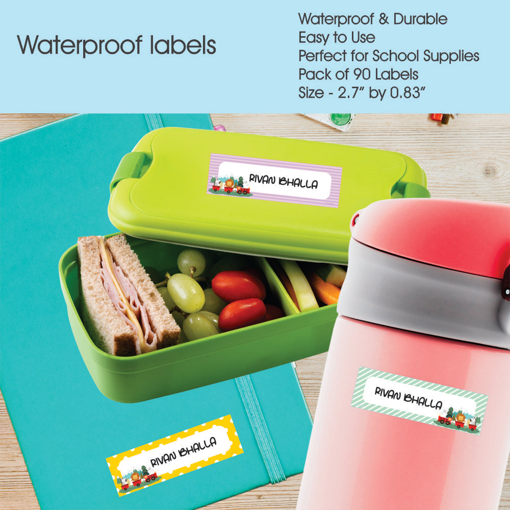 Waterproof Name Labels - Animal Express