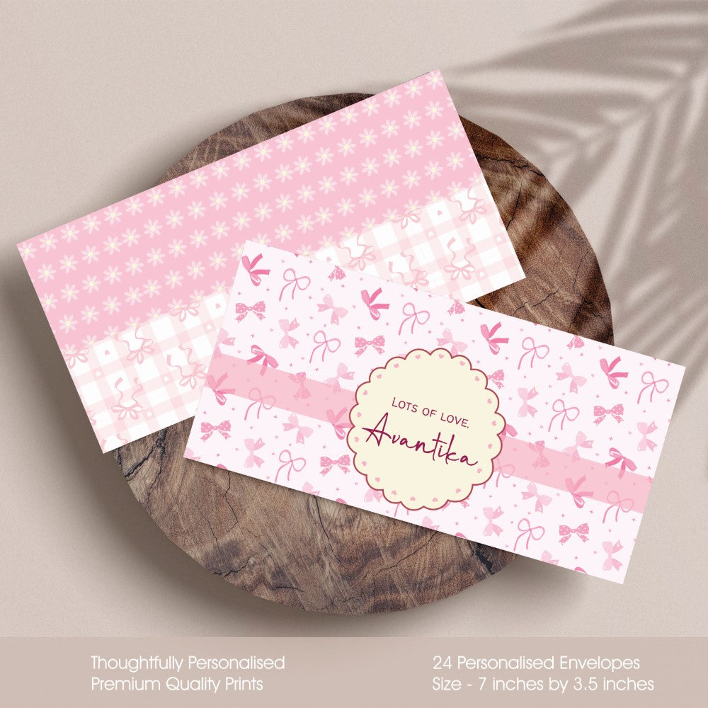 Personalised Envelopes - Pretty Bows
