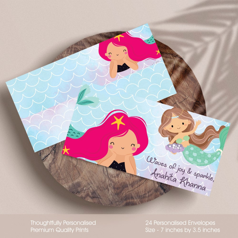 Personalised Envelopes - Mermaid Magic