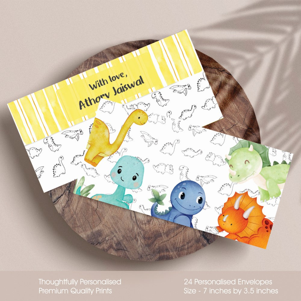 Personalised Envelopes - Jurassic Joy
