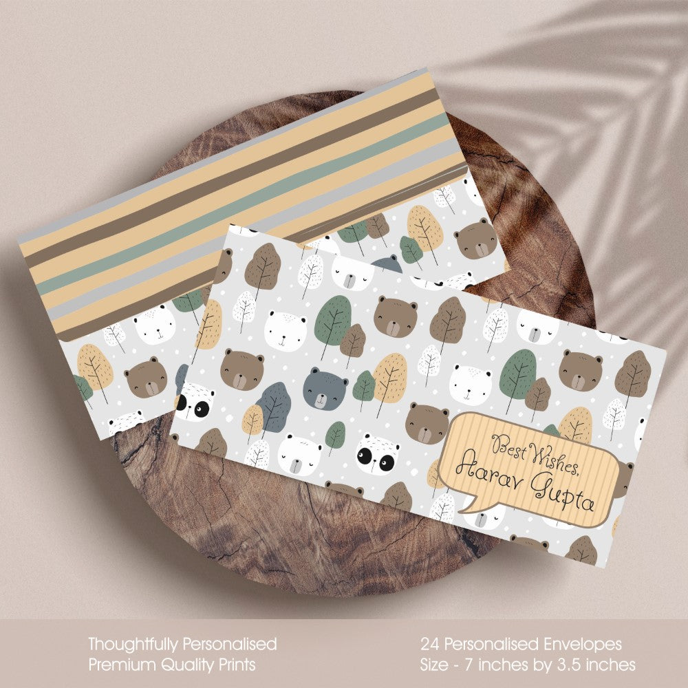 Personalised Envelopes - Bear Hug