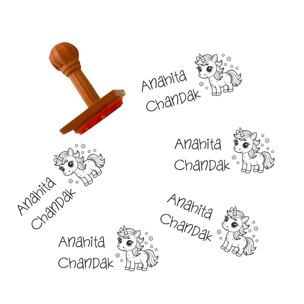 Book stamp - Unicorn