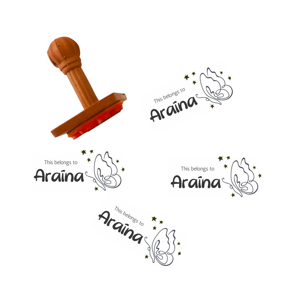 Book stamp - Celestial Butterfly