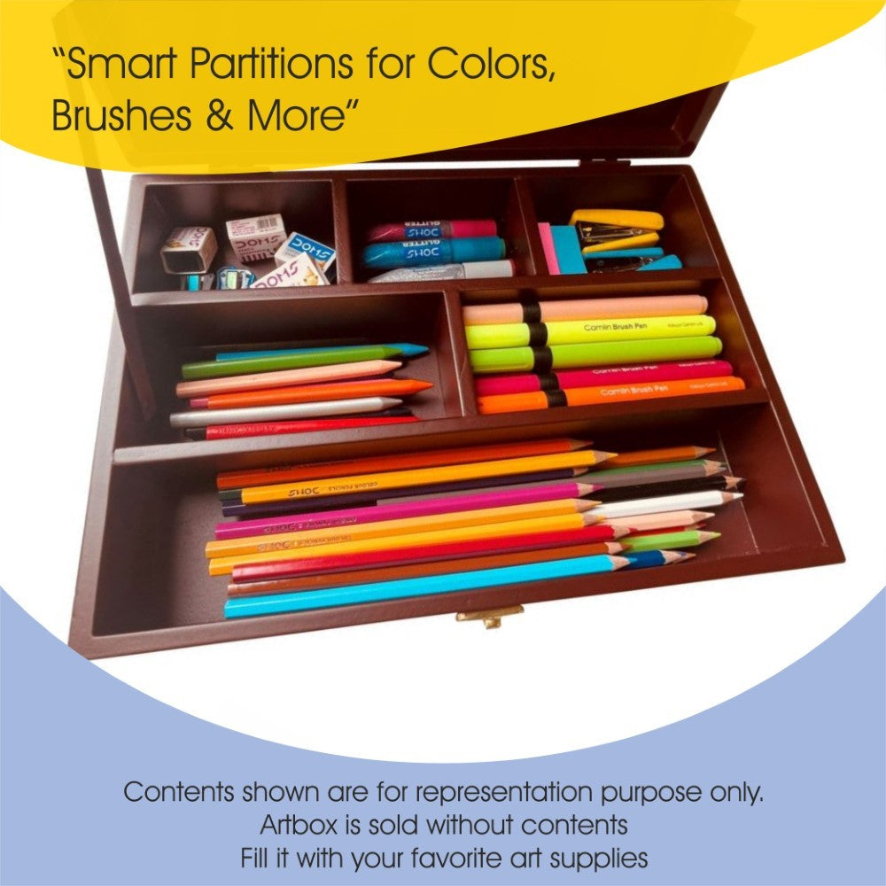 Personalised Wooden Artbox - Builder Zone