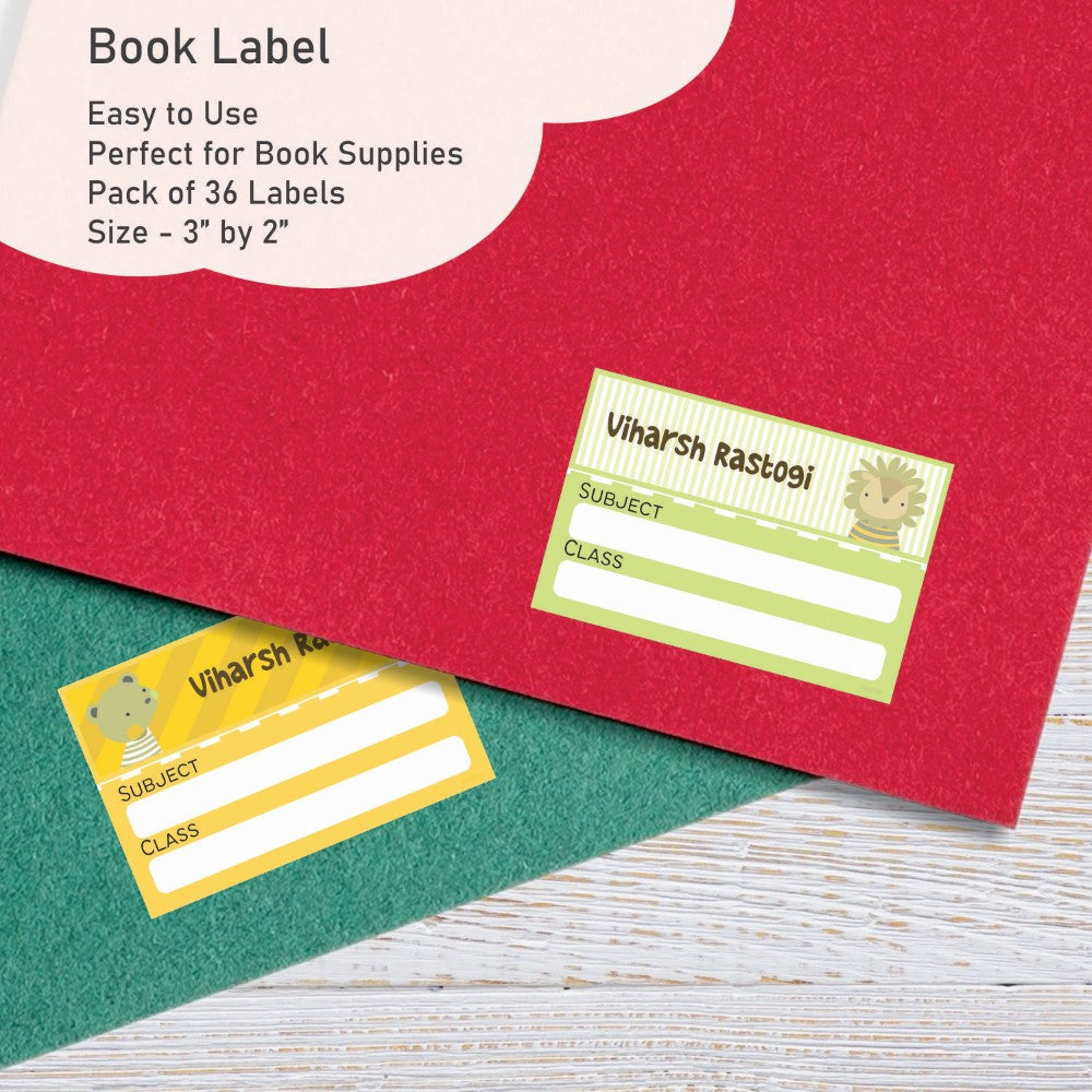 Personalised Book Labels - Animal Hugs