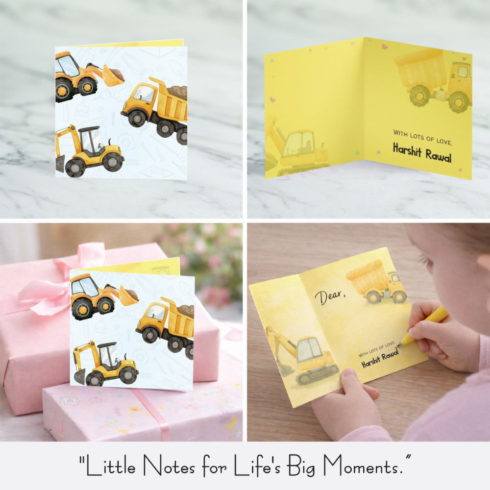 Personalised GIft Notecard - Building Joy
