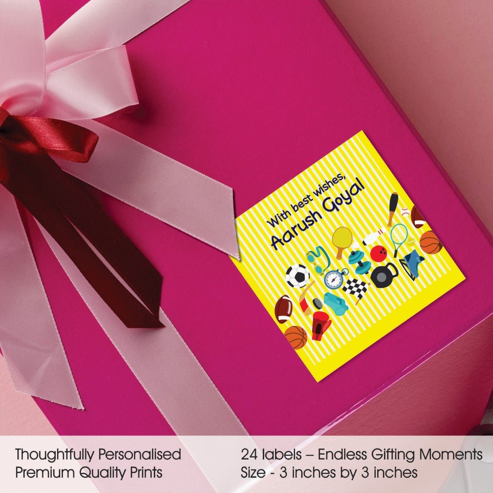 Gift Labels personalized - Champion Kids