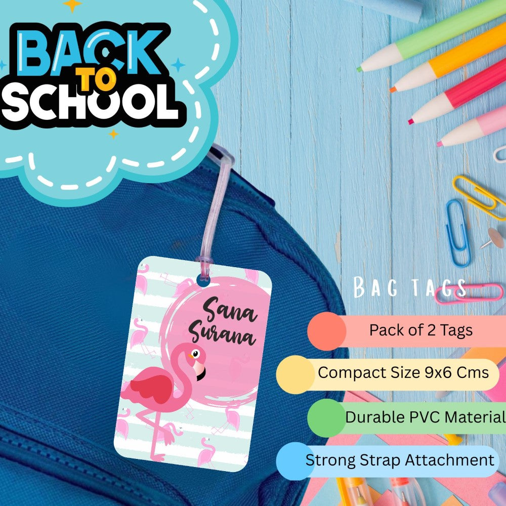 Bag Tag - Flamingo Fun