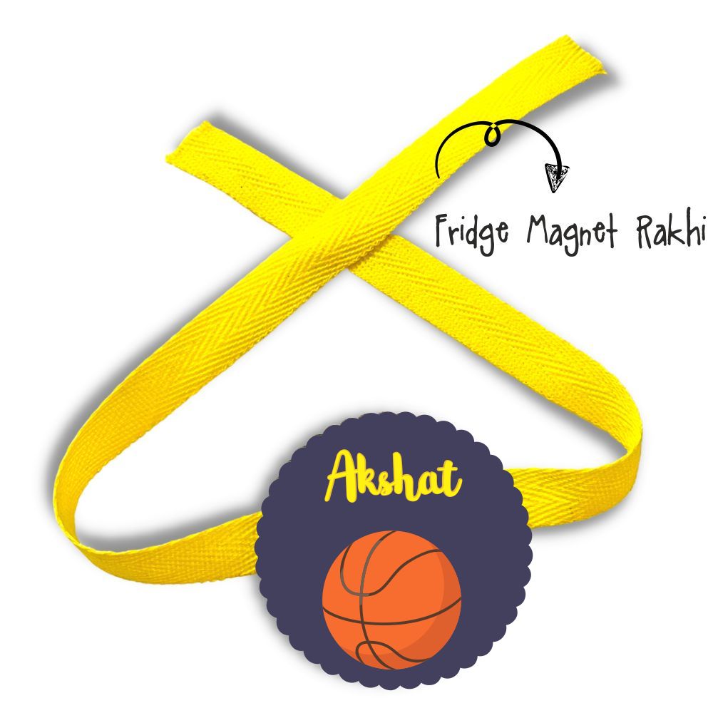 Fridge Magnet Rakhi - Basketball