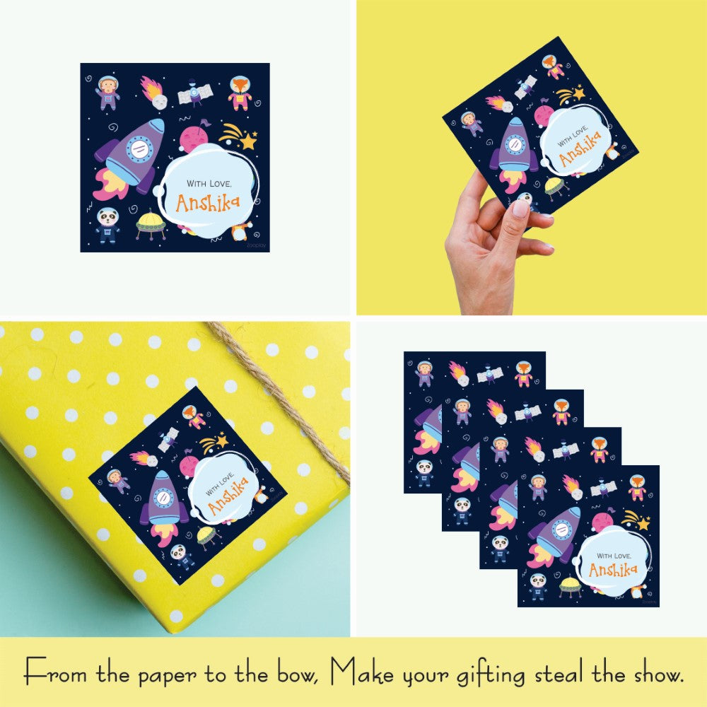 Gift tags Square - Galaxy Vibes