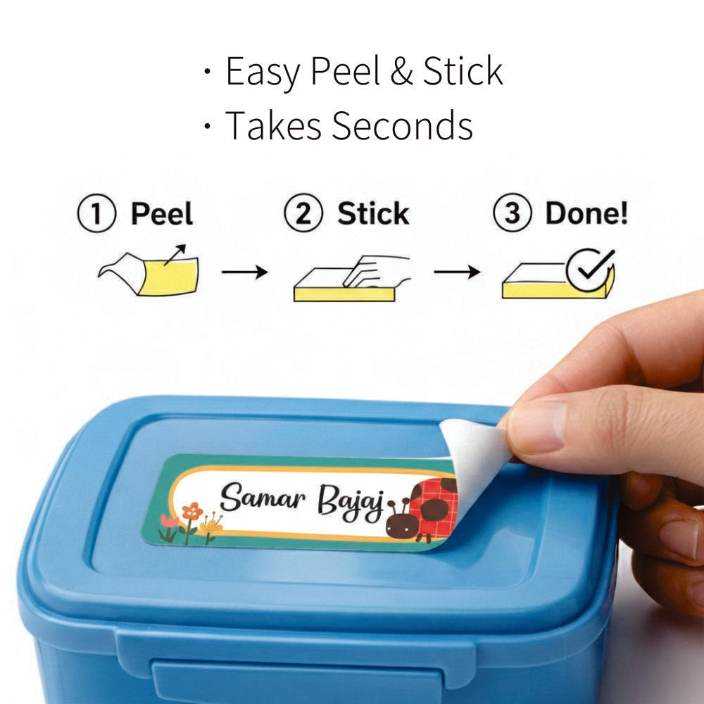 Waterproof Name Labels - Happy Spots
