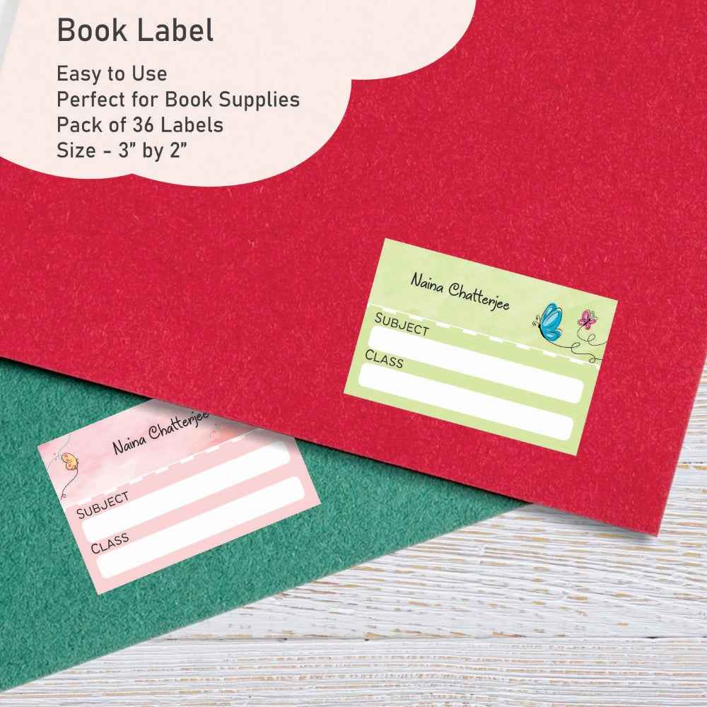 Personalised Book Labels - Magic Wings