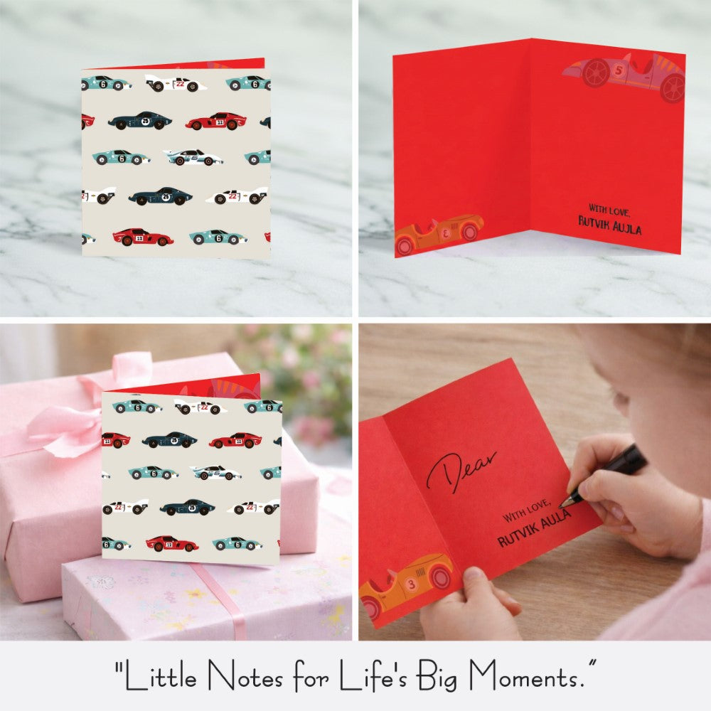 Personalised GIft Notecard - Mini Motor Club