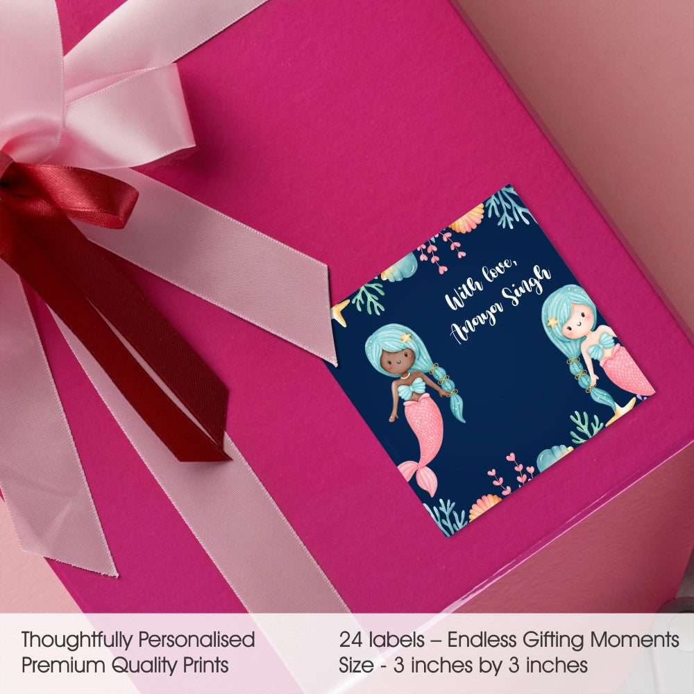 Gift Labels personalized - Mystic Mermaid