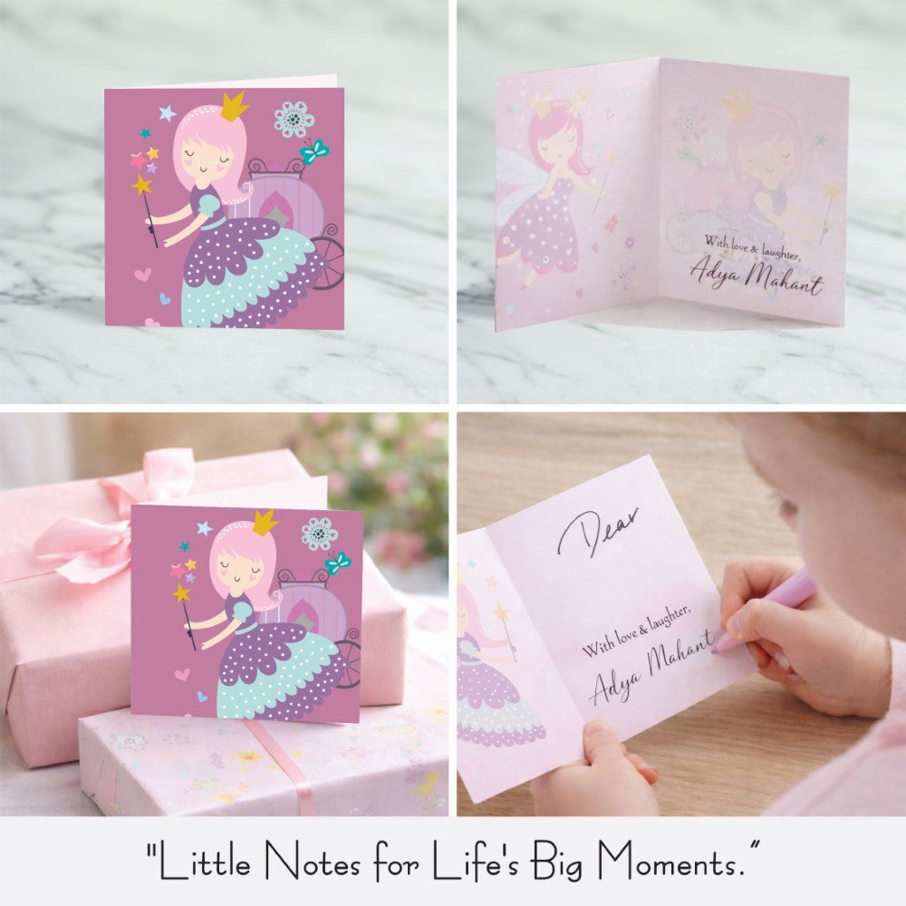 Personalised GIft Notecard - Royal Sparkle