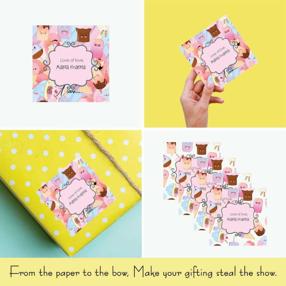 Gift tags Square - Sprinkle Smiles