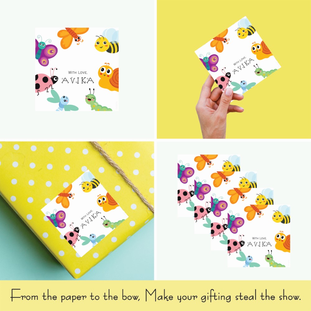 Gift tags Square - Tiny Wings