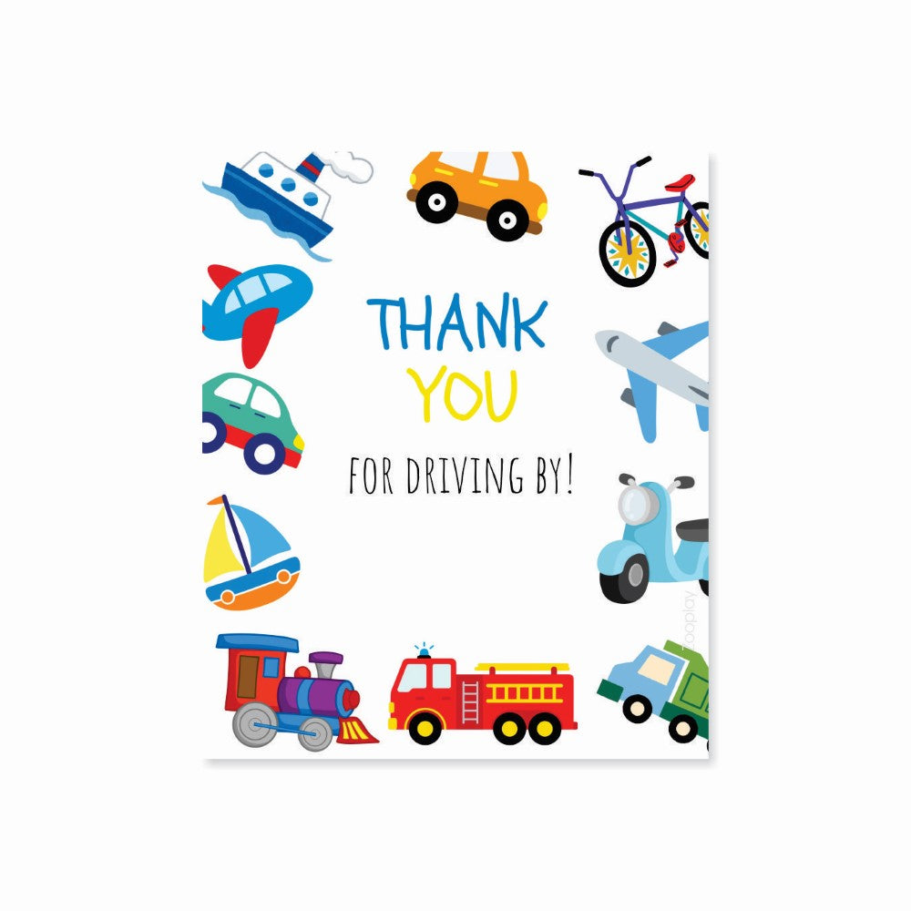 Thank You Tag - Tiny Transport
