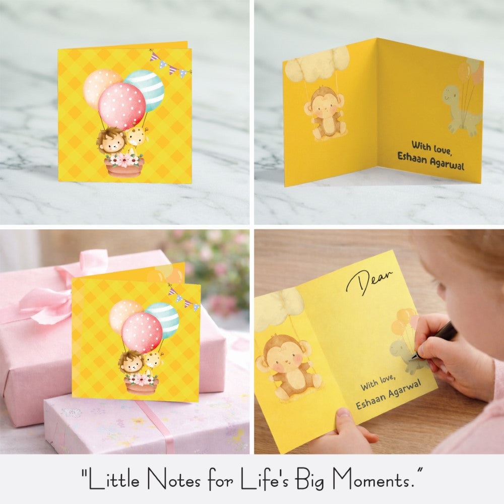 Personalised GIft Notecard - Train of Joy