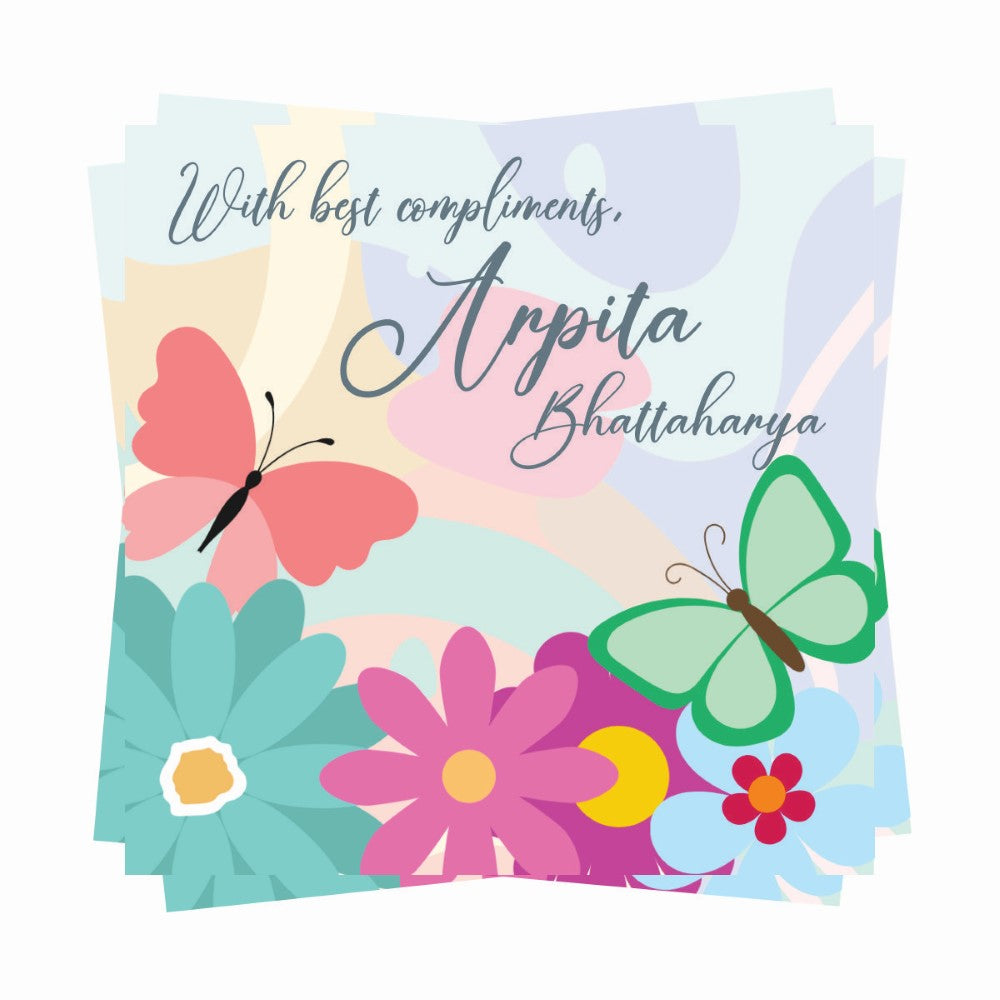 Gift tags Square - In full Bloom