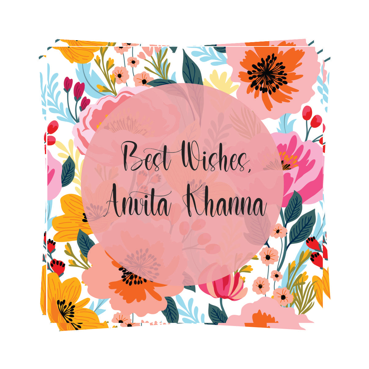 Gift tags Square  - Garden Joy