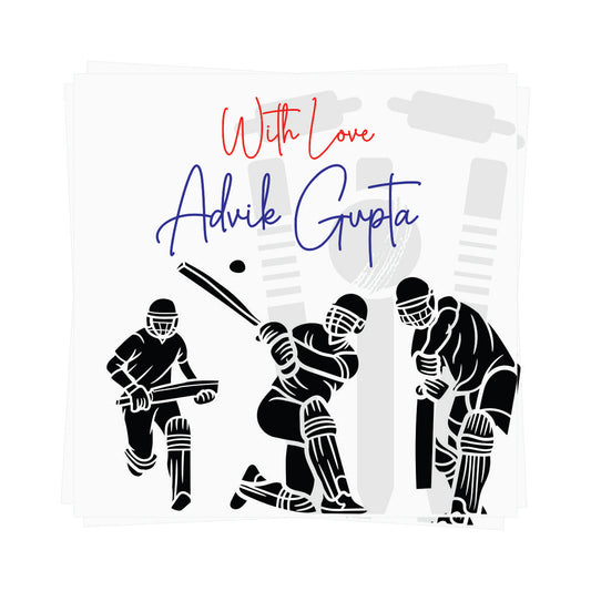 Gift tags Square - Cricket Champ