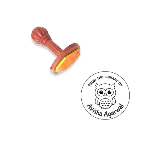 Book stamp - Twilight Hoot