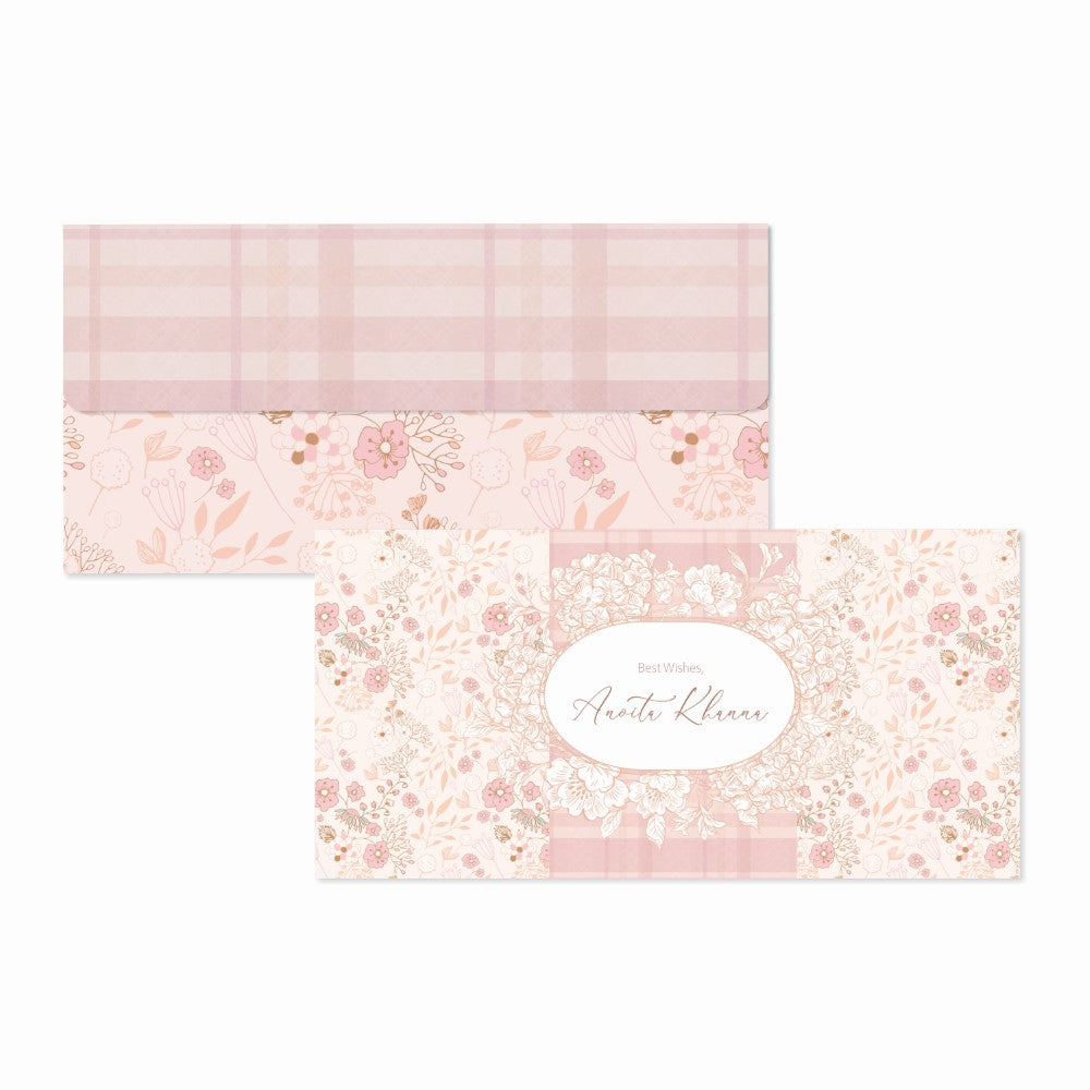 Personalised Envelopes - Pink Petals