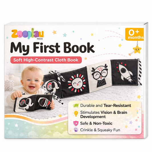 My First Book – Soft High-Contrast Cloth Book