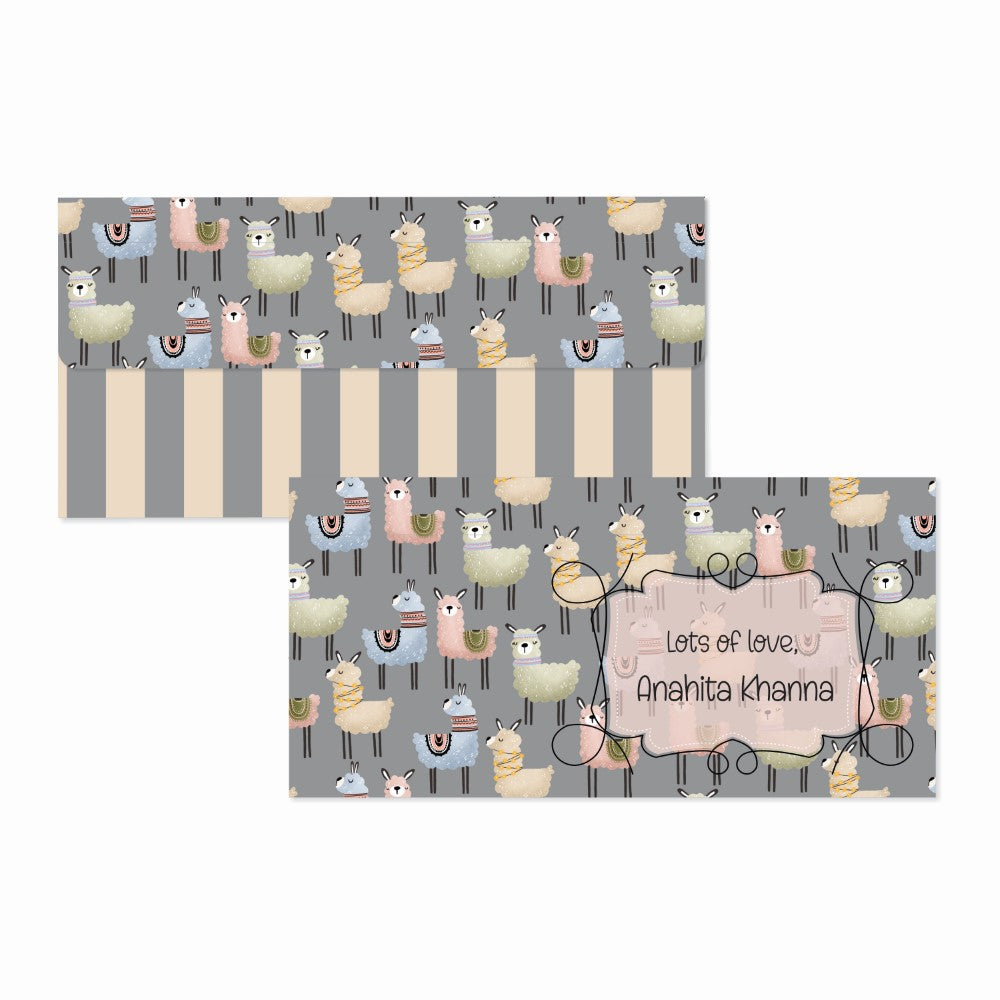 Personalised Envelopes - Llama Magic