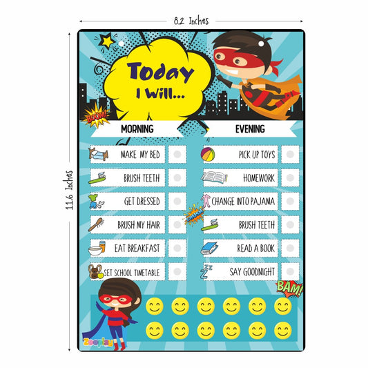 Daily Responsibility Chart  –  Superkid Edition