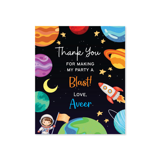 Thank You Tag - Space Story