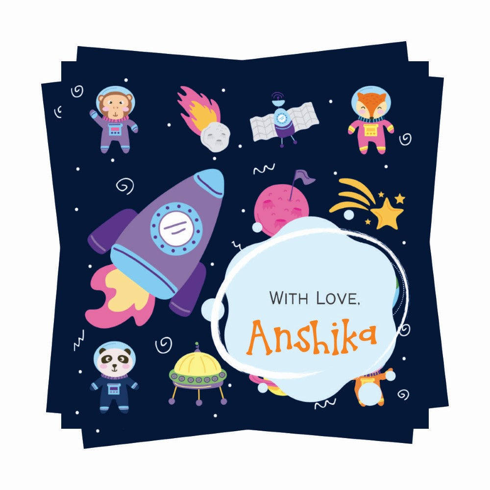 Gift tags Square - Galaxy Vibes