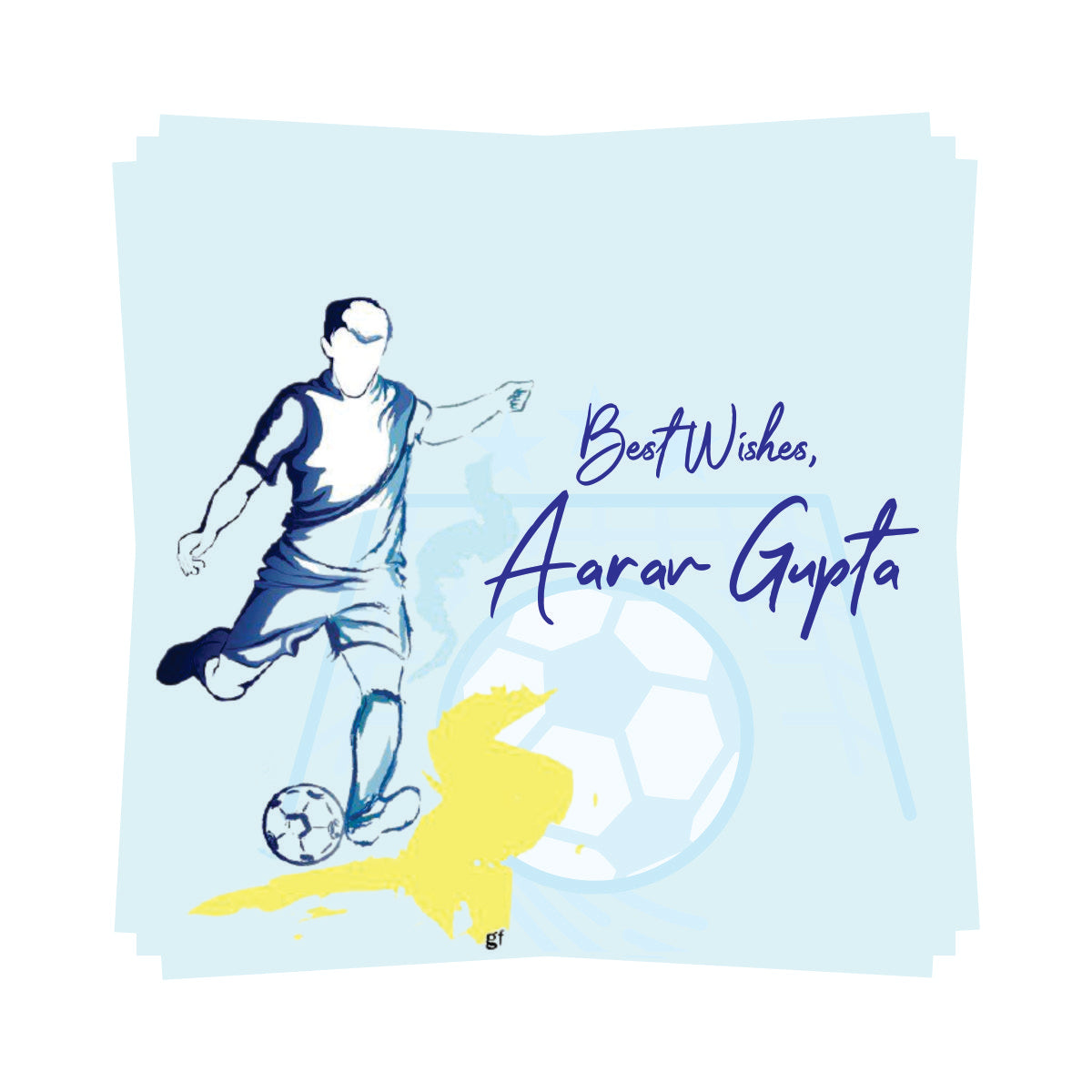 Gift tags Square - Football Fever