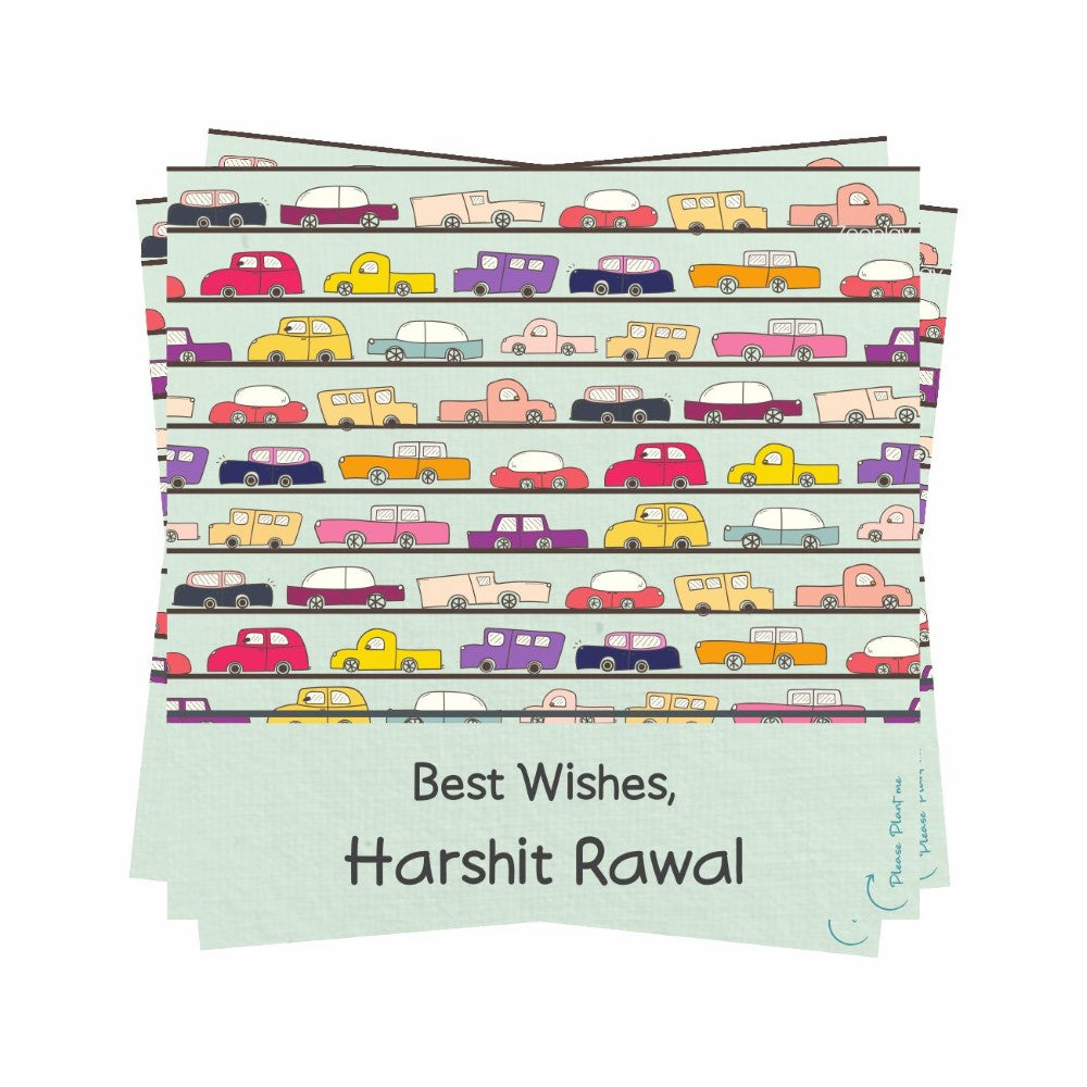 Plantable Gift Tag - Happy Rides