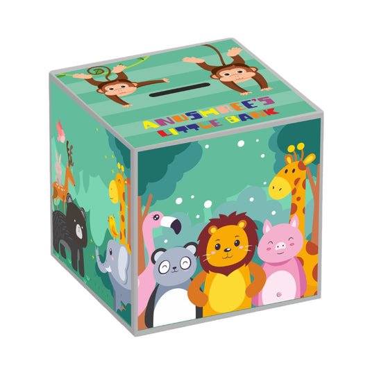 My Money Box personalised - Jungle Treasure