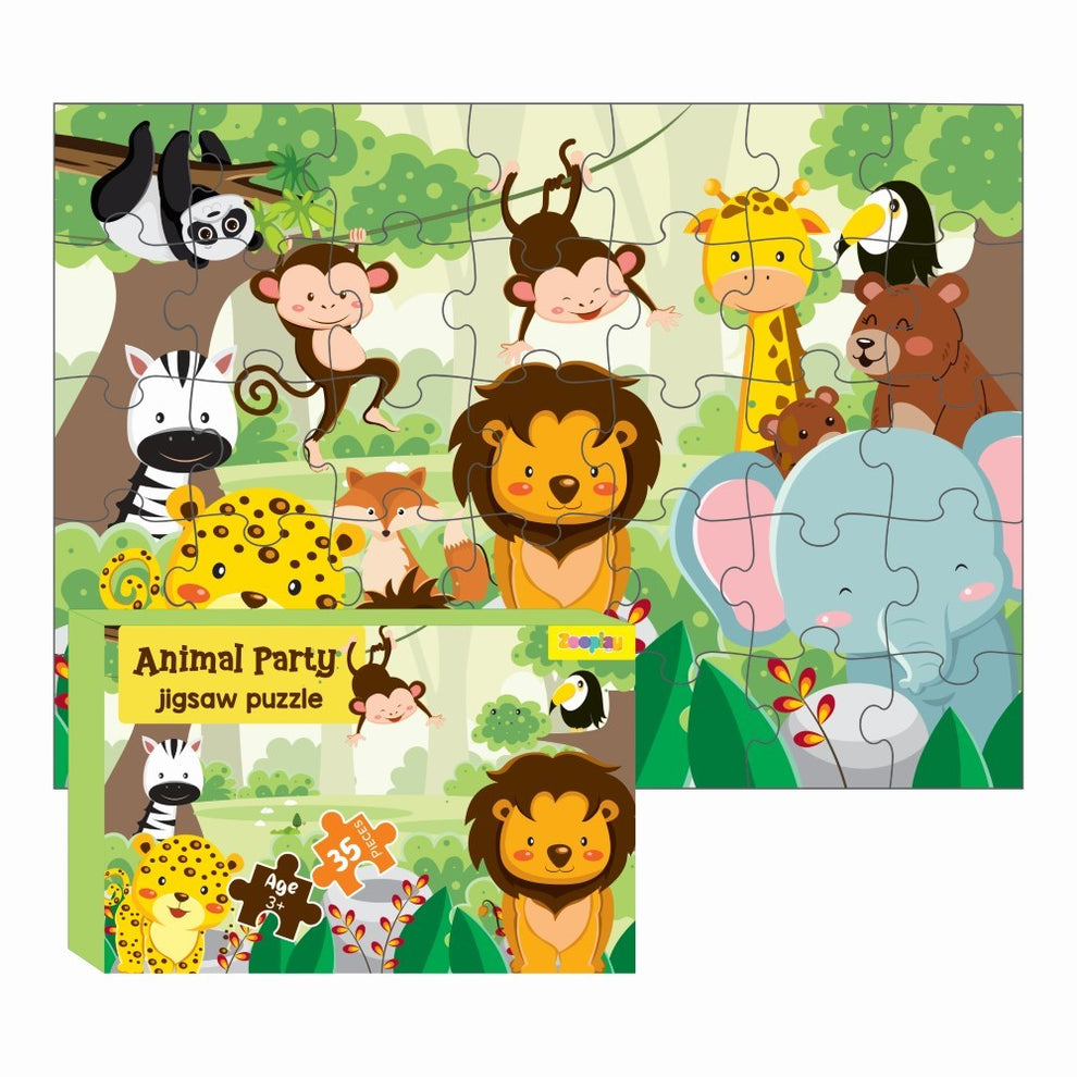 Animal Party Zigsaw Puzzle – Zooplay India