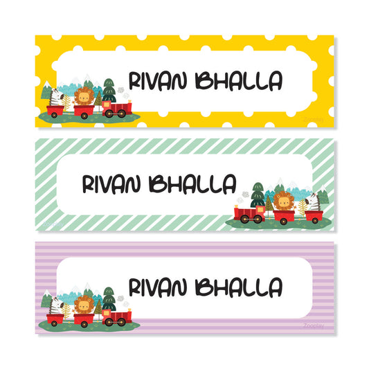 Waterproof Name Labels - Animal Express