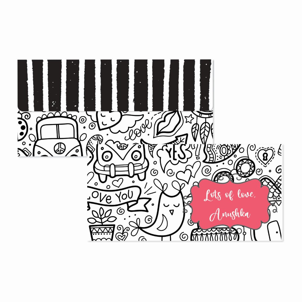 Personalised Envelopes - Creative Scribbles