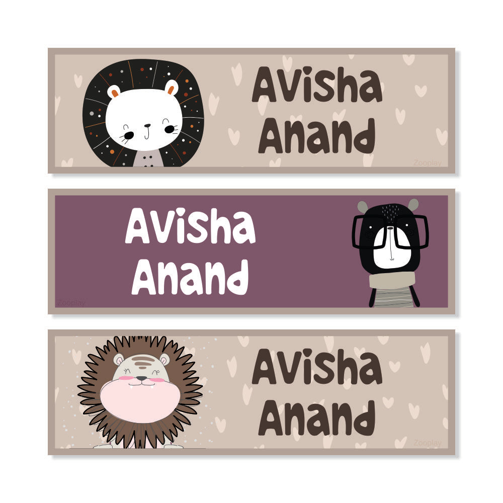 Waterproof Name Labels - Smart Safari