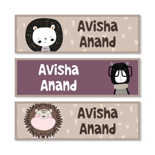 Waterproof Name Labels - Smart Safari