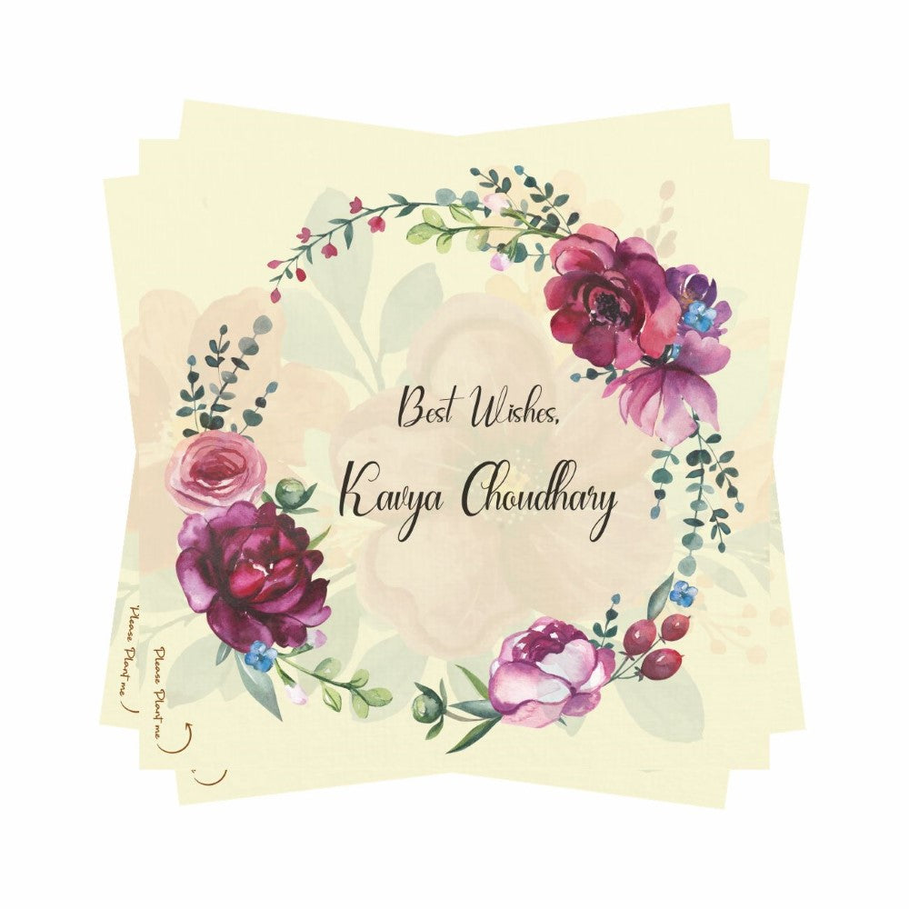 Plantable Gift Tag - Petals & Love