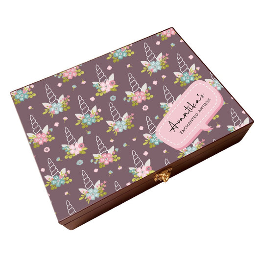 Personalised Wooden Artbox - Fairy DUst