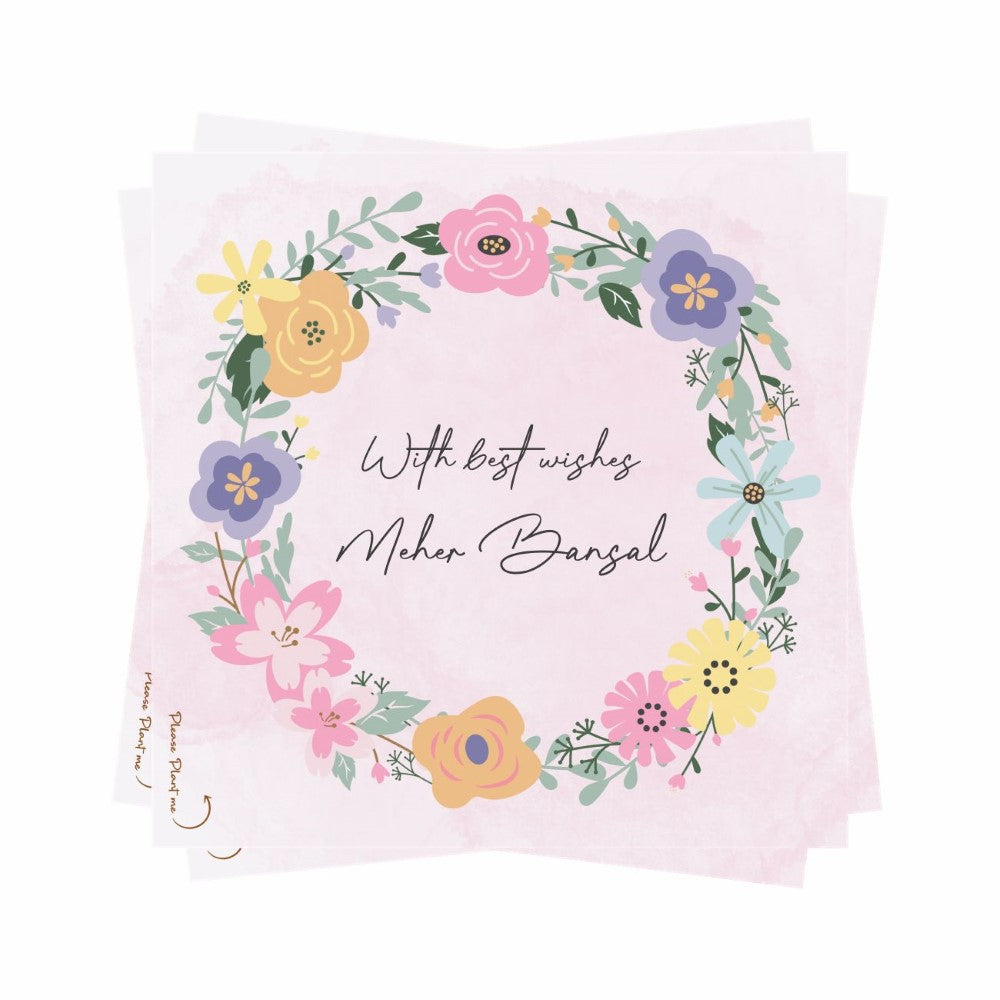 Plantable Gift Tag - Floral Whispers